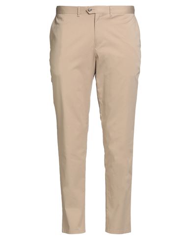 Man Pants Beige Size 38S Cotton, Elastane
