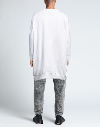 Man Sweatshirt White Size L/XL Cotton
