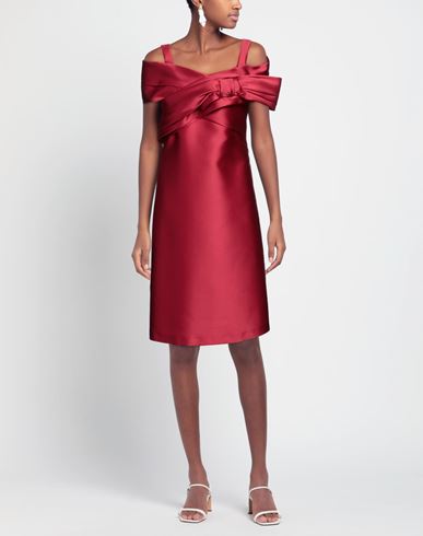 Woman Midi dress Brick red