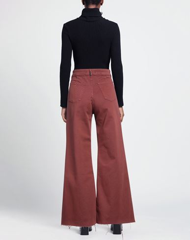 Soallure Woman Pants Brick Size 6 Cotton, Elastane