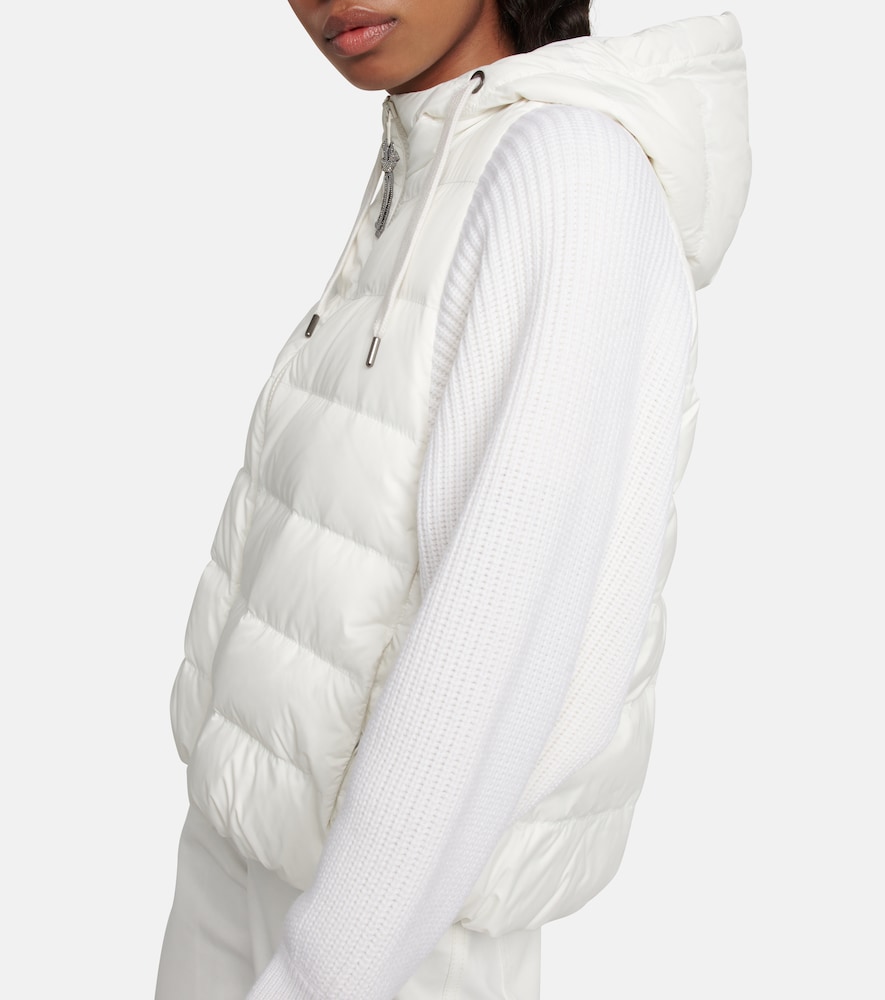 Wool and cashmere-blend knit jacket