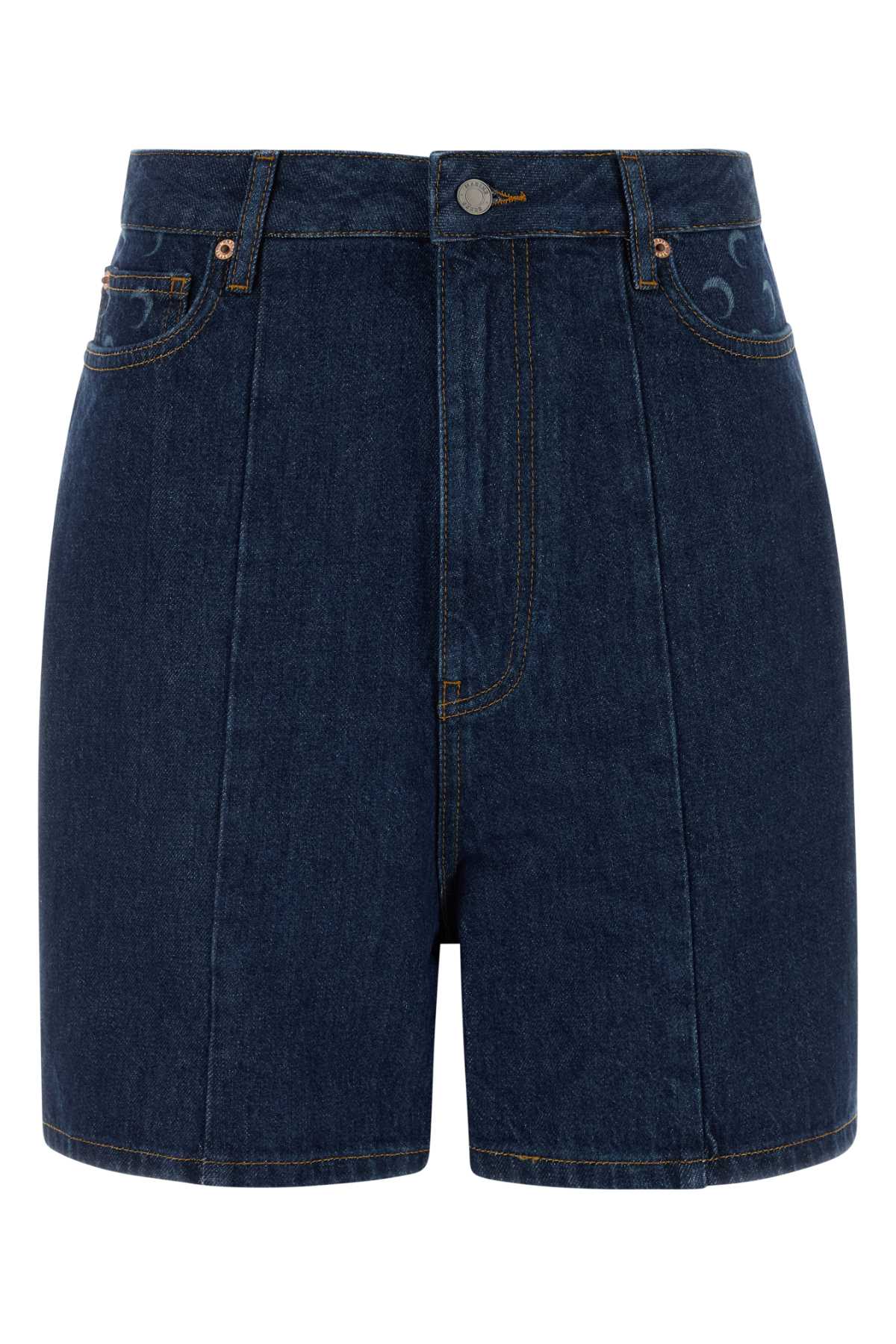 Denim Denim Shorts — Navy