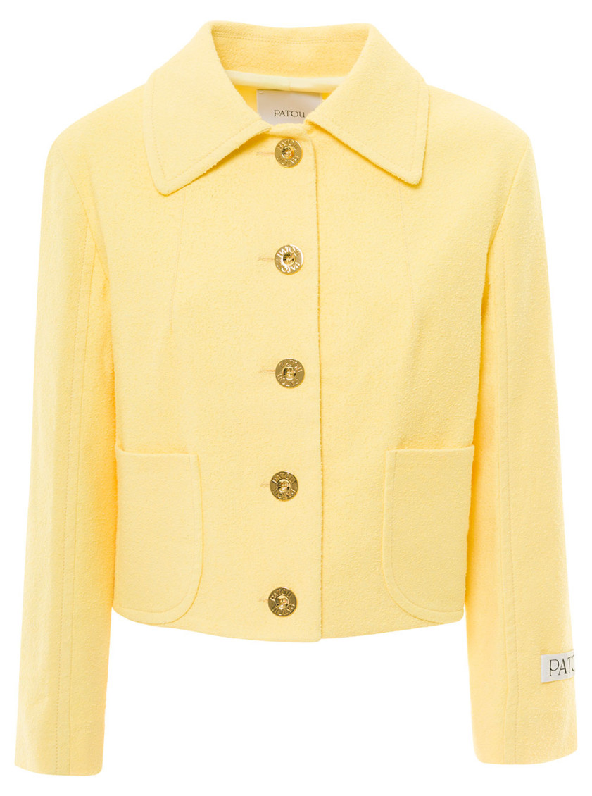 Yellow Tweed Short Jacket