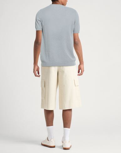 Man Sweater Grey Size 36 Cotton, Polyamide