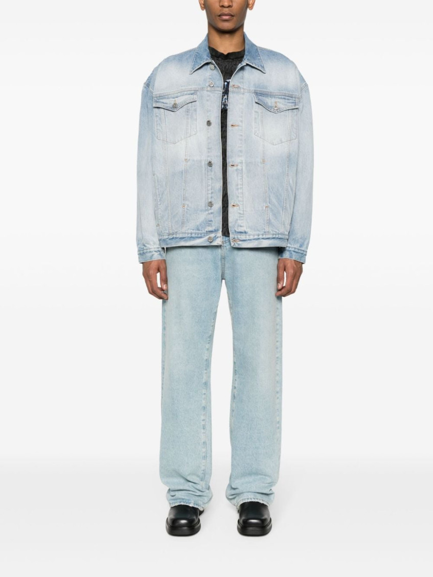 Coat Men color Blue