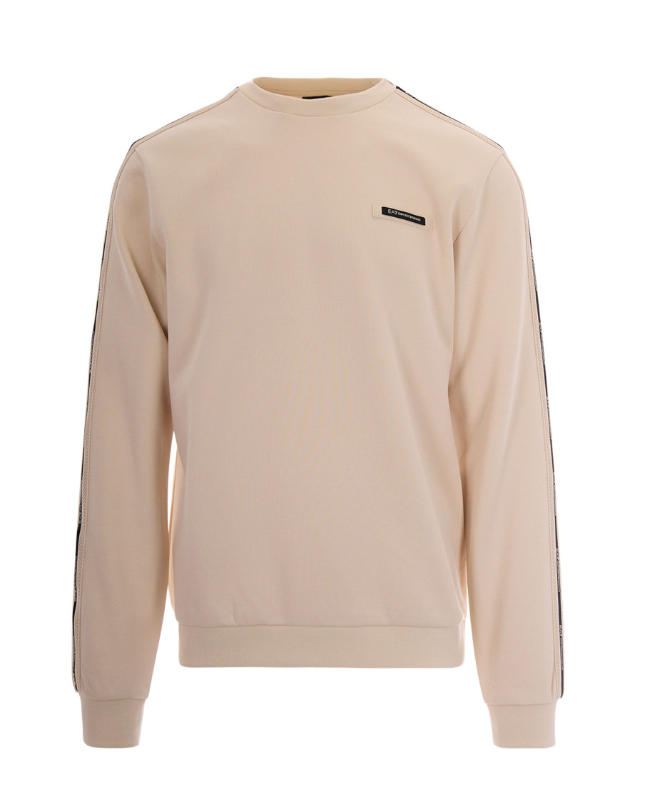 Natural Logo Crew Neck Sweatshirt