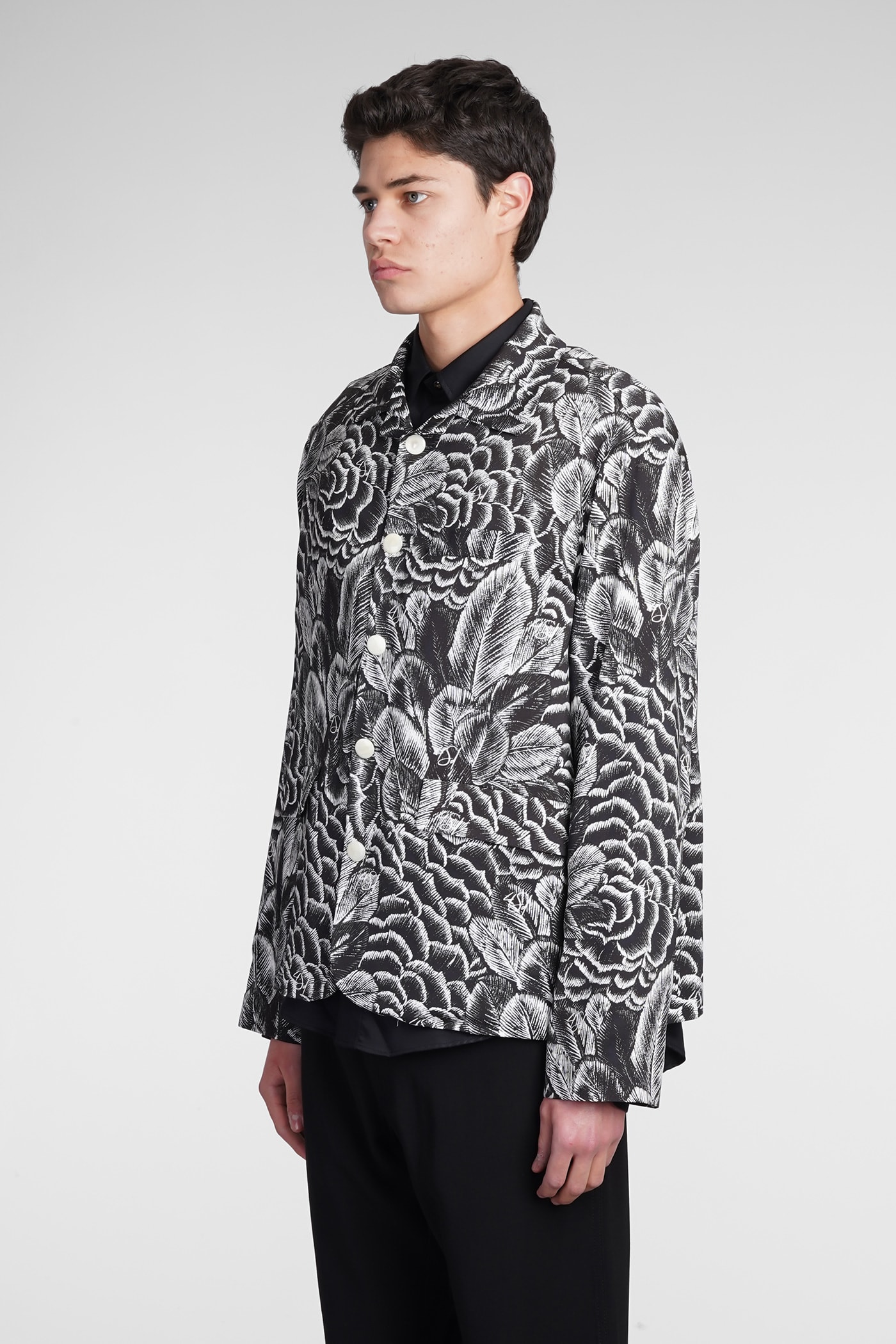 Shirt In Black Viscose