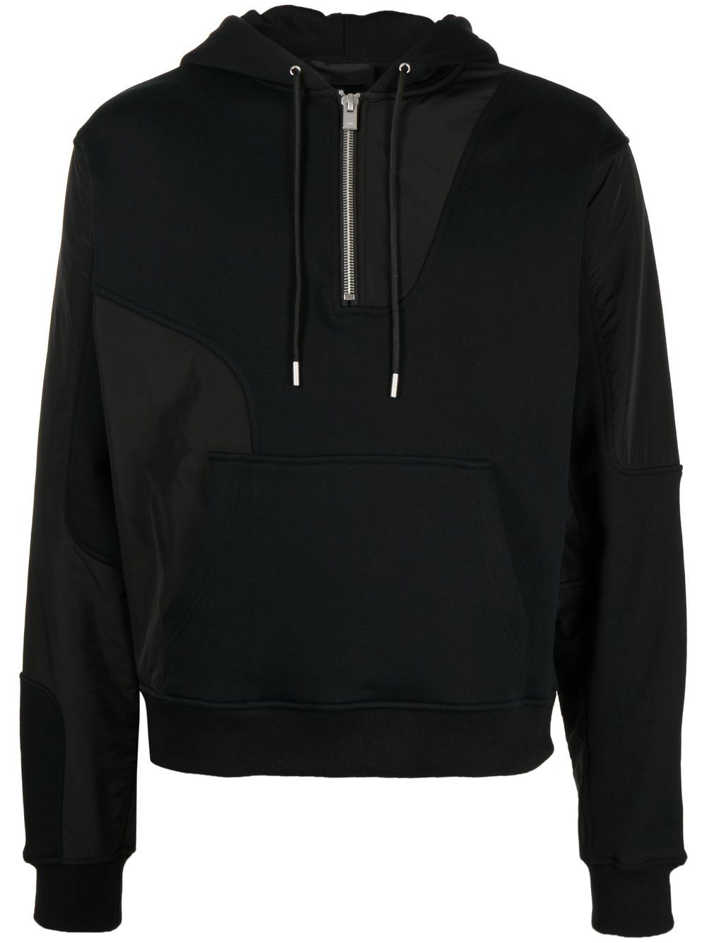 Half-zip cotton sweatshirt - Black