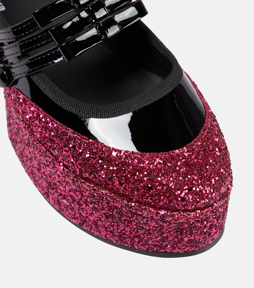 X Repetto platform mary janes