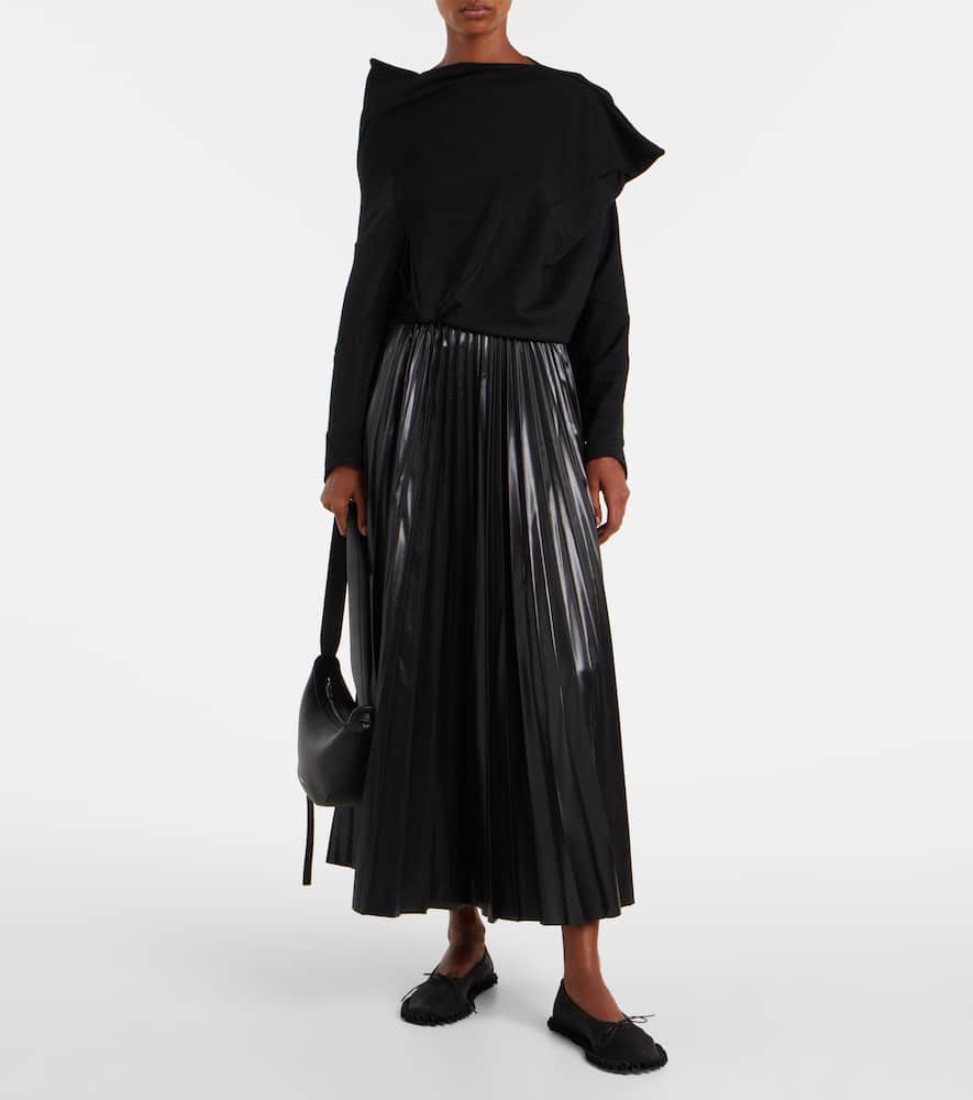 Jersey maxi skirt