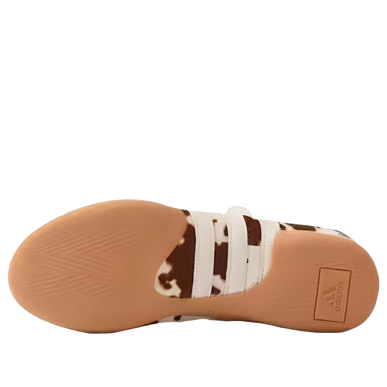 (WMNS) Tarkwondo Mei Cow Print Ballerina Shoes 'Aurora Coffee Cloud White Gum'