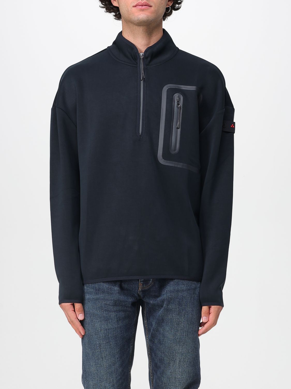 Coat Men color Blue