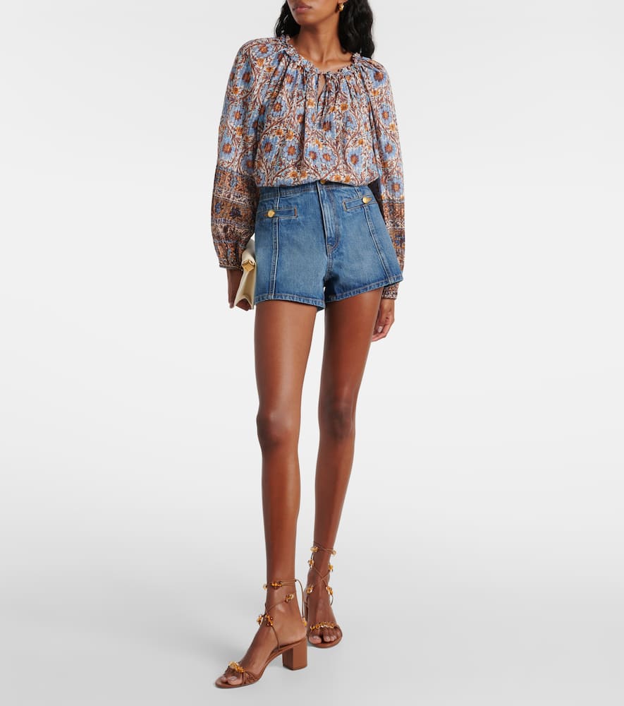 Camille denim shorts