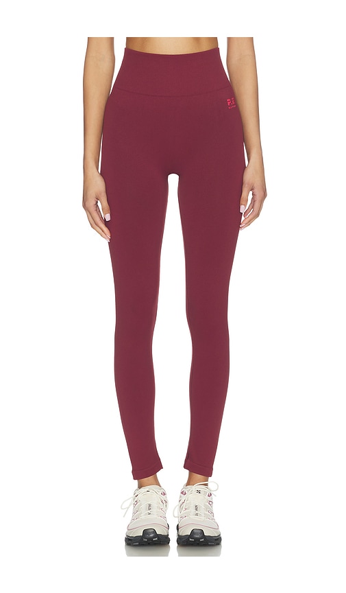 P.E Nation Restore Seamless Legging in Burgundy. - S also in