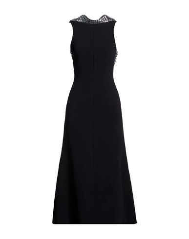 Woman Midi dress Black Size 4 Viscose, Acetate, Elastane