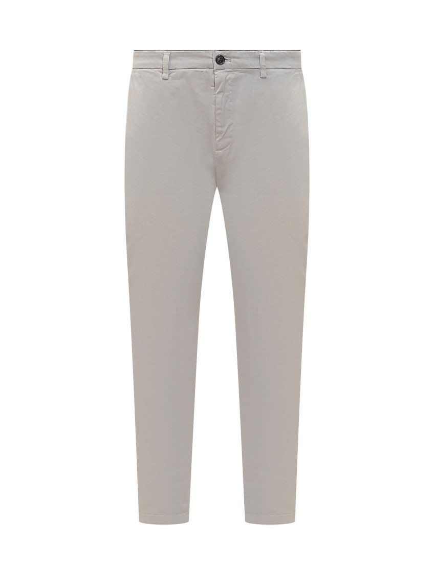 Light Grey Slim Chino Trousers