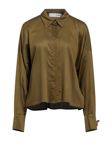 Woman Shirt Military green Size M Lyocell