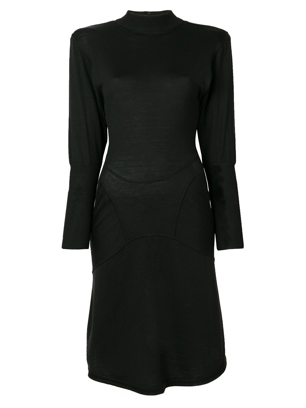 Fitted short dress - Black