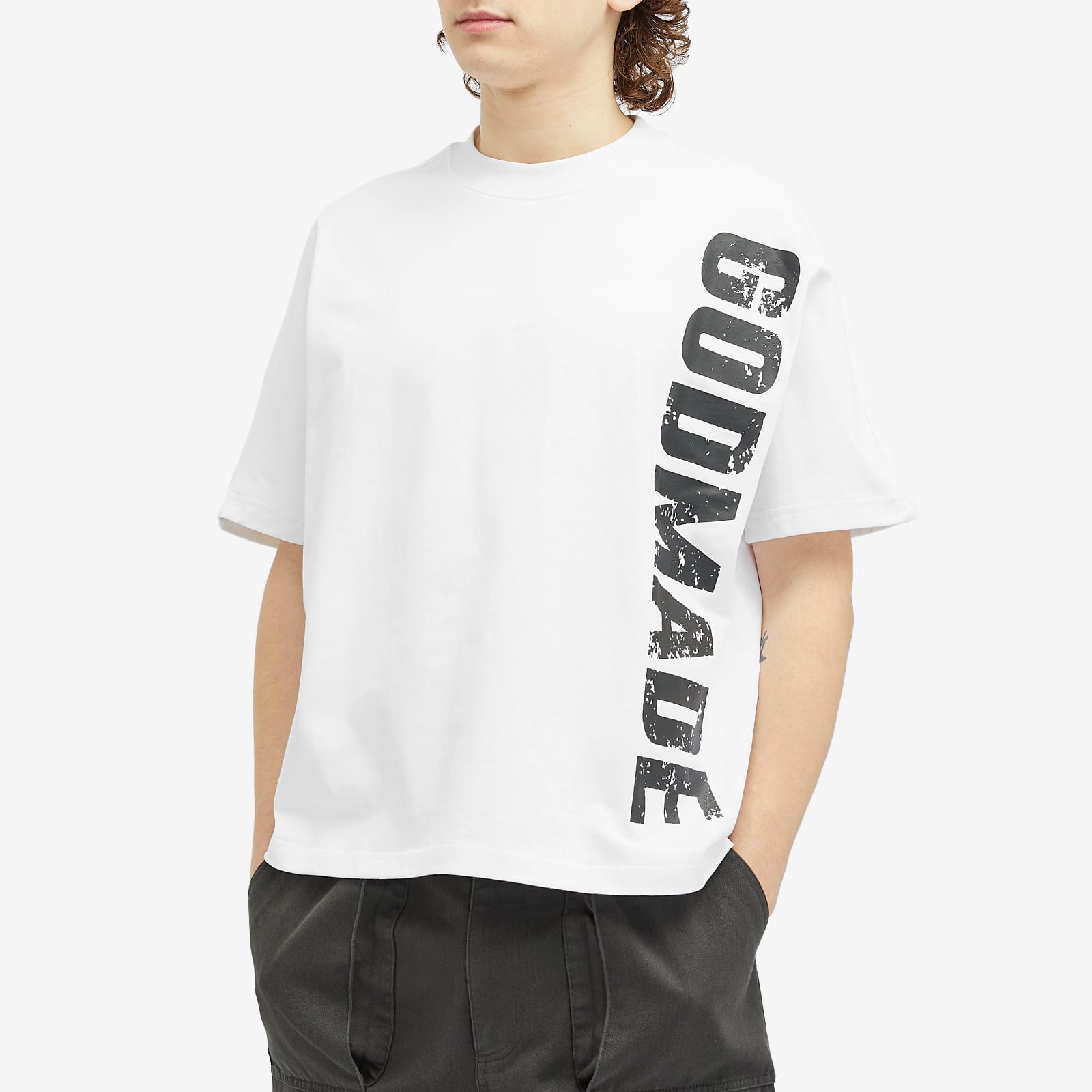 Men's Side Logo T-Shirt in White