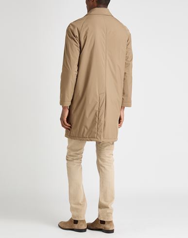 Man Coat Camel Size 36 Polyester, Polyamide, Cotton