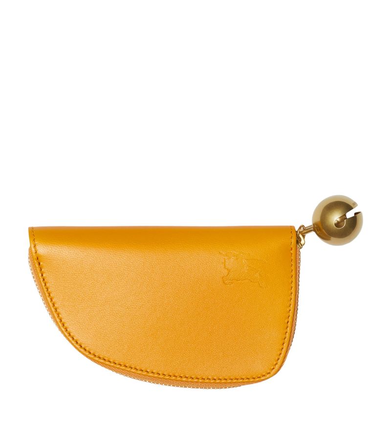 Leather Shield Coin Pouch