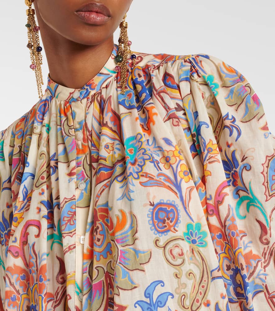 Paisley cotton blouse