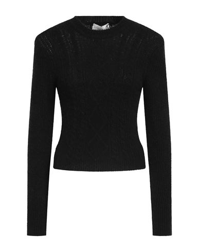 Woman Sweater Black Size ONESIZE Acrylic, Polyamide, Polyester, Wool, Viscose