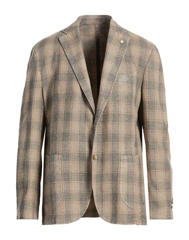 L. b.m. 1911 Man Blazer Beige Size 46 Linen, Cotton