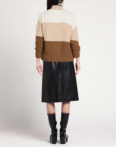 Woman Cardigan Beige Size 10 Wool, Alpaca wool, Polyamide, Metallic fiber