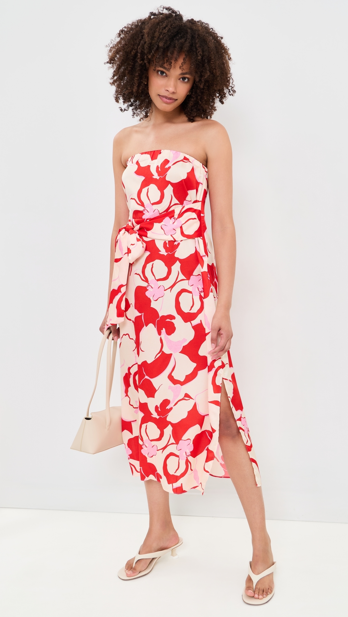 Damalis Dress Abstract Orchid