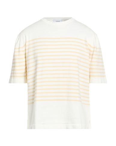 Man Sweater Ivory Size M Cotton