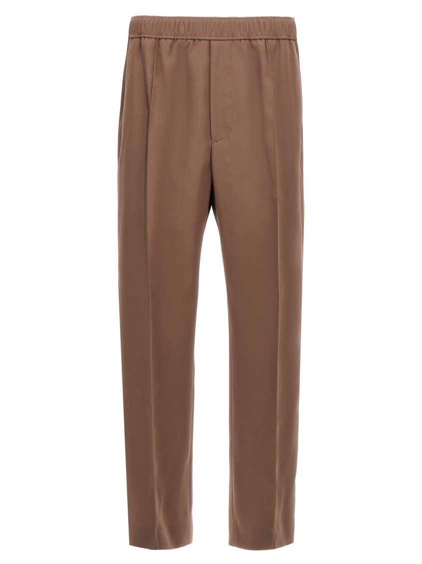 Wool trousers - Brown
