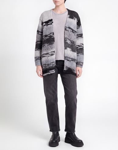 Woman Cardigan Grey Size 6 Wool, Polyacrylic, Alpaca wool, Polyamide