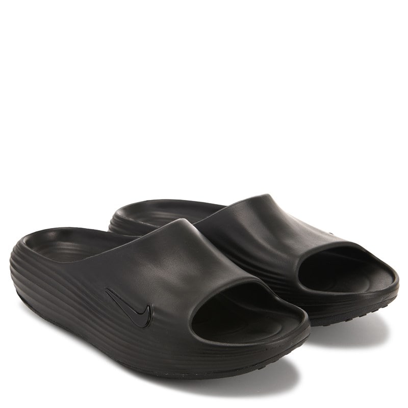 Men's Reactx Rejuven8 Slide Sandals (Black/Black)