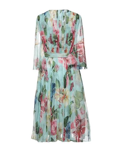 Dolce & gabbana Woman Midi dress Light green Size 0 Silk