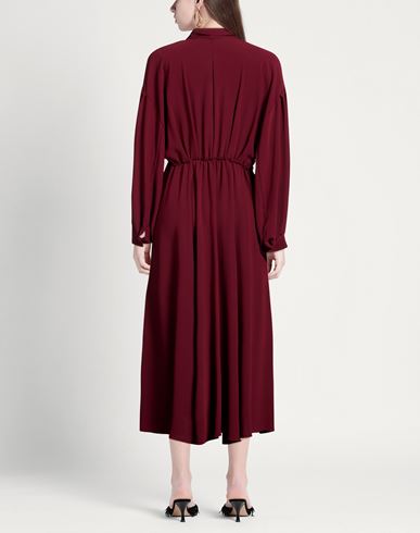 Woman Maxi dress Burgundy Size S Recycled polyester, Polyester