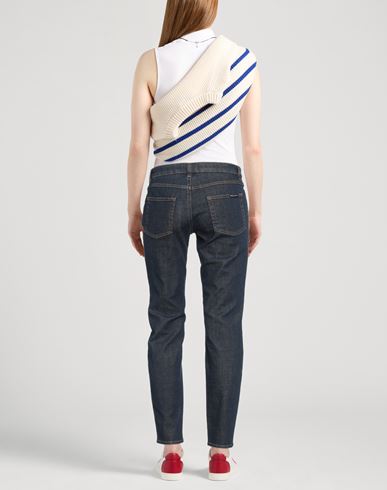 Dolce & gabbana Woman Jeans Blue Size 0 Cotton, Elastane