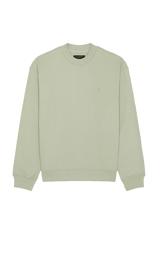 ALLSAINTS Asher Crew Neck Sweatshirt in Sage. - L also in