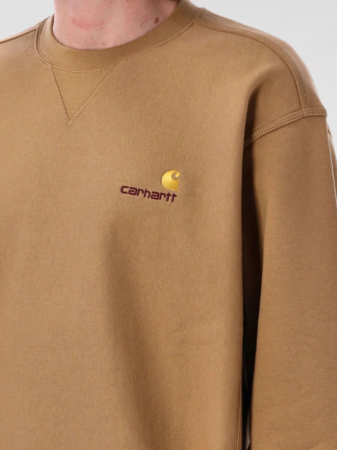 Sweatshirt Men color Beige