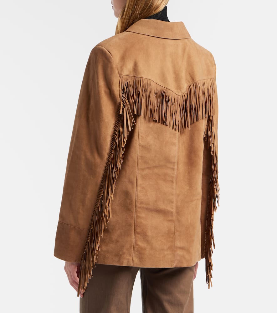 Fringed suede jacket