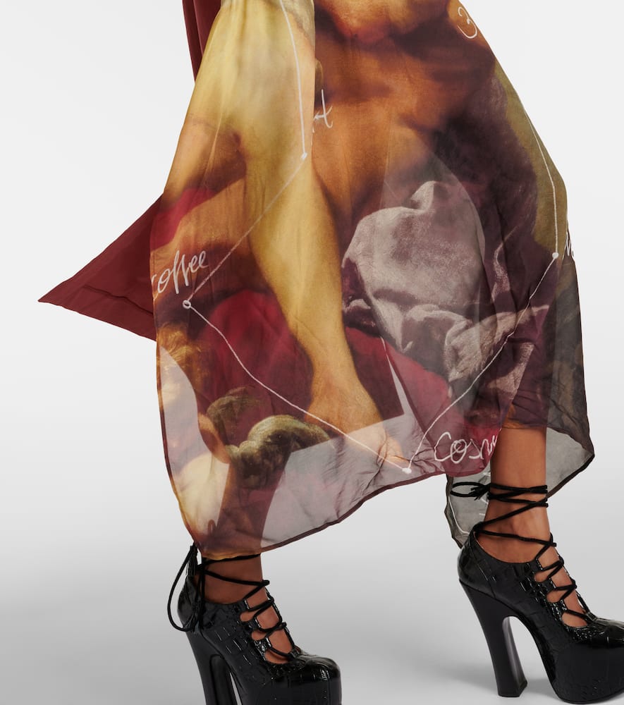 Kiss printed T-shirt dress