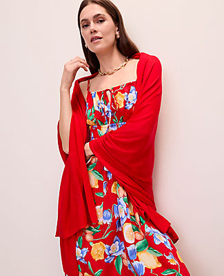 Ann Taylor Wrap Poncho