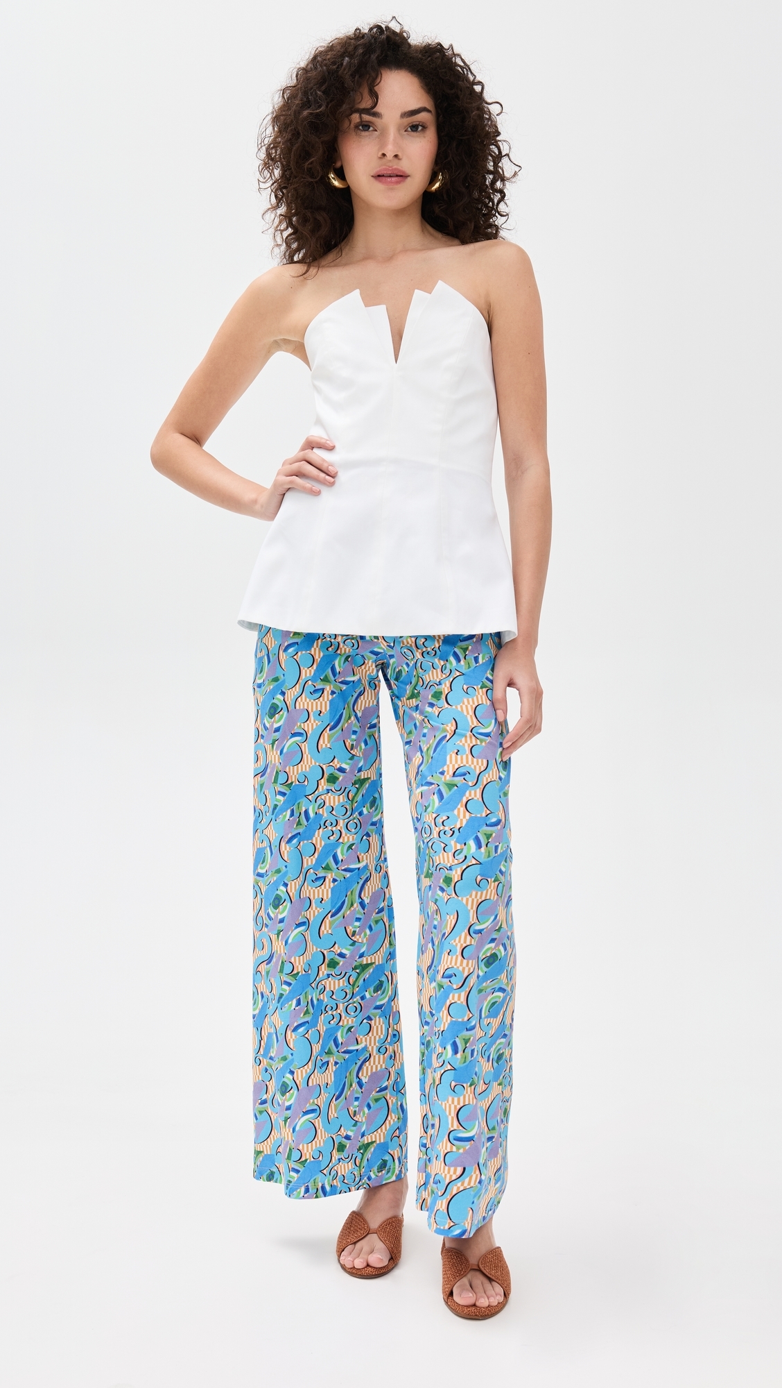 De Loreta Corozo Top White