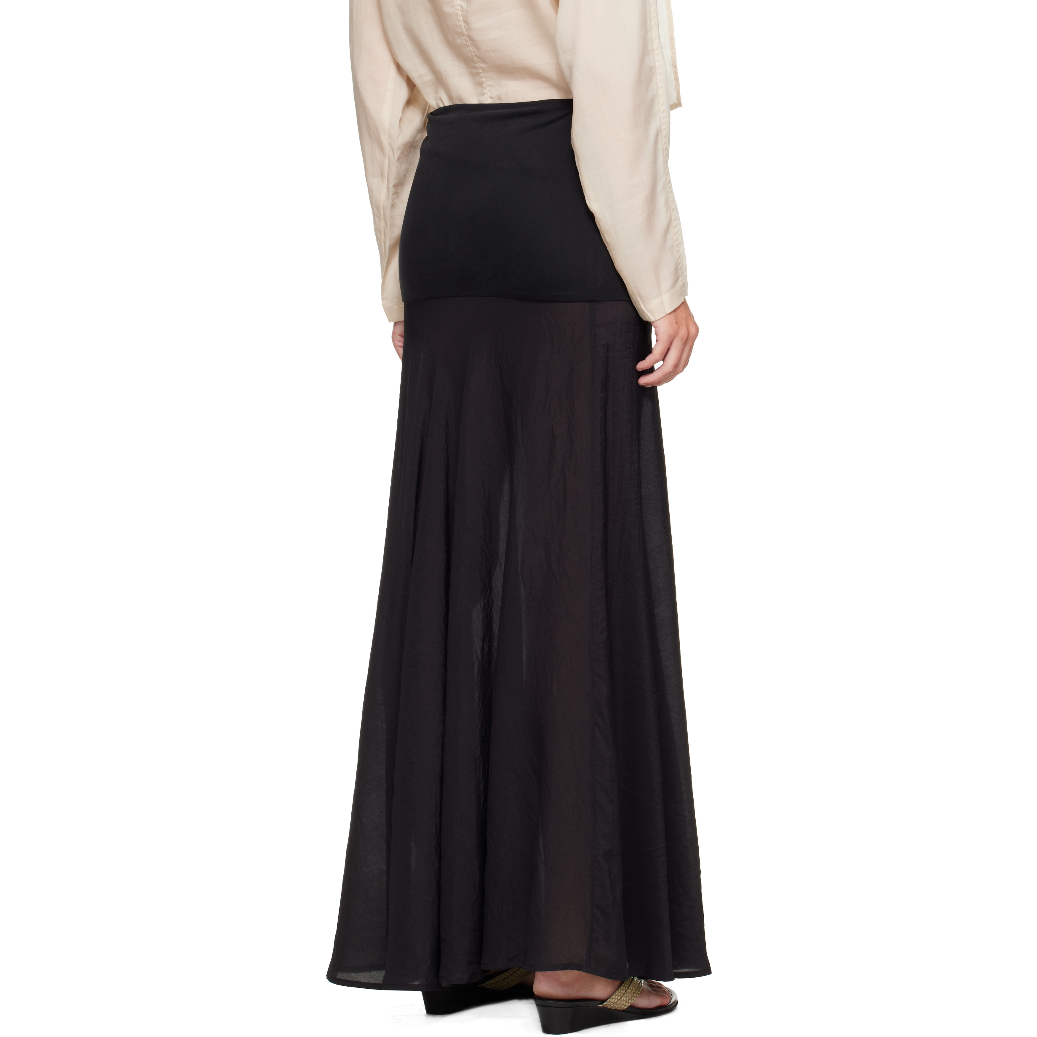 Black Jewel Maxi Skirt