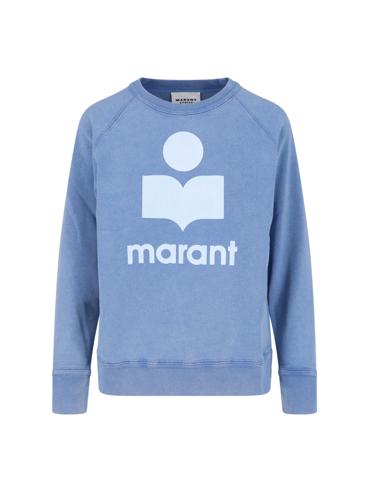 Cotton-Blend Flock-Trim Sweatshirt