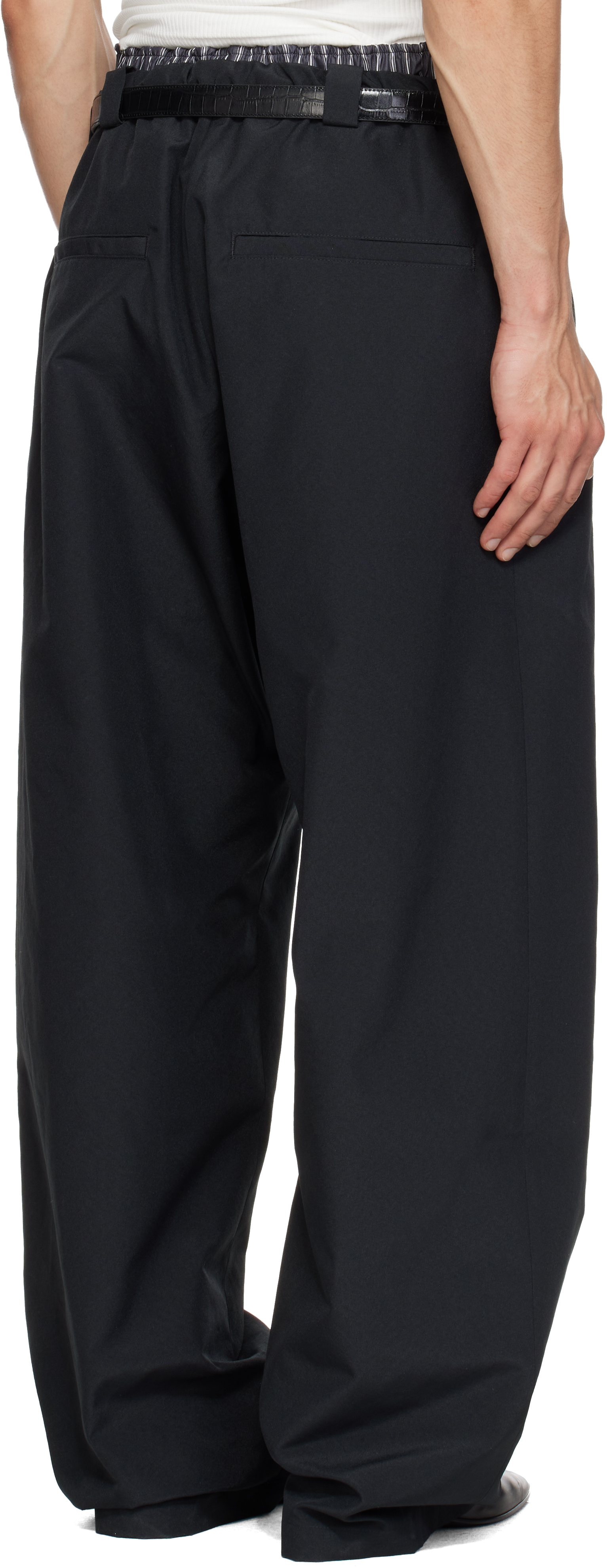 Black Toluca Trousers