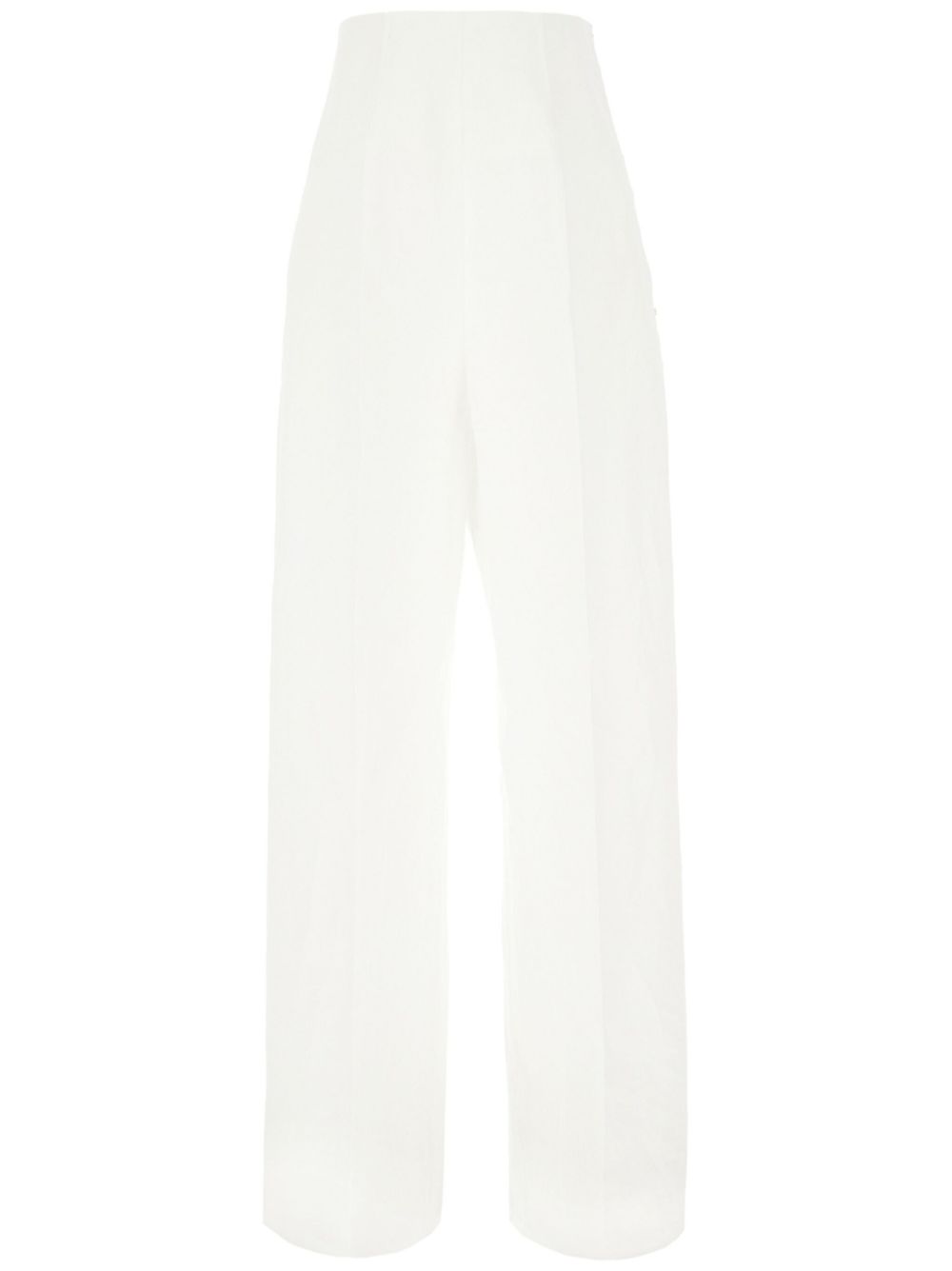 Gebe straight-leg trousers - White