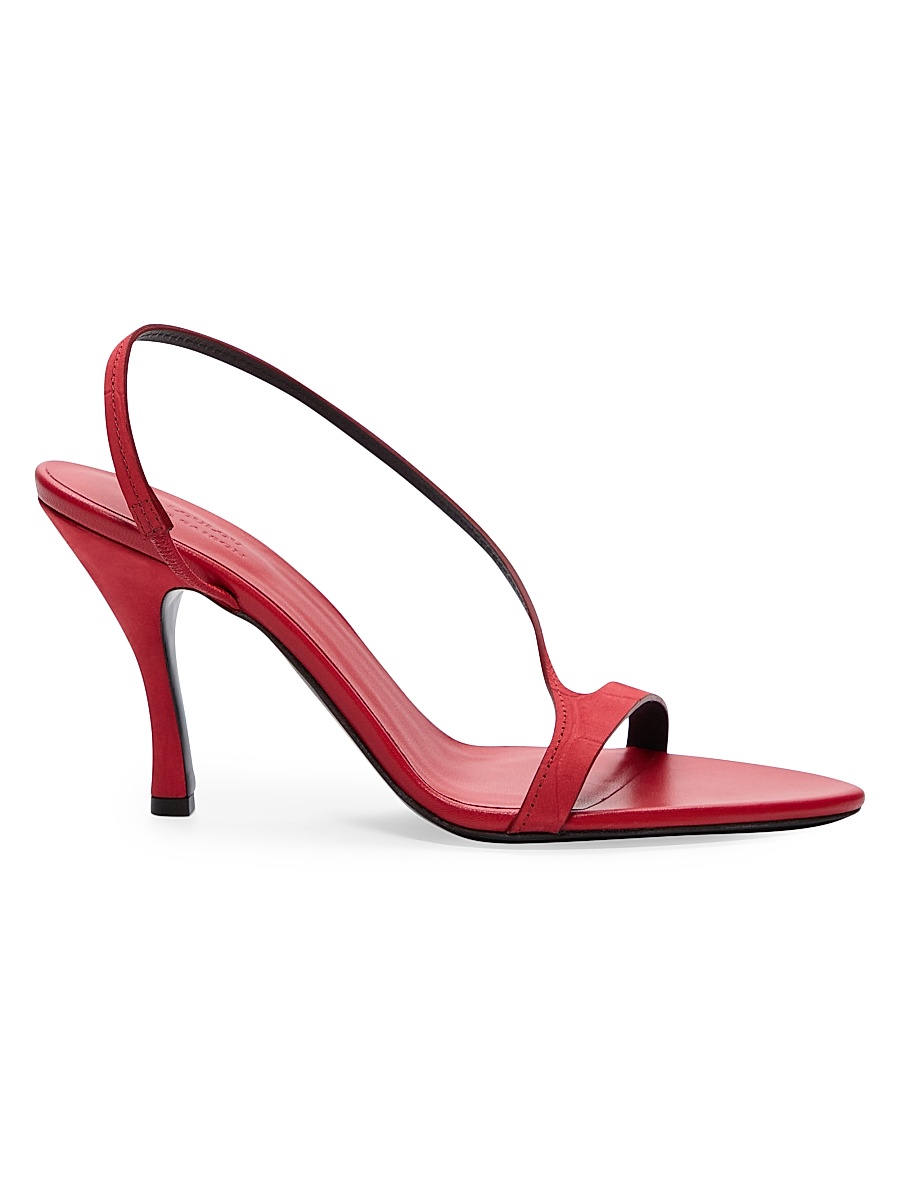 Women's Lane 85MM Leather Sandals - Red