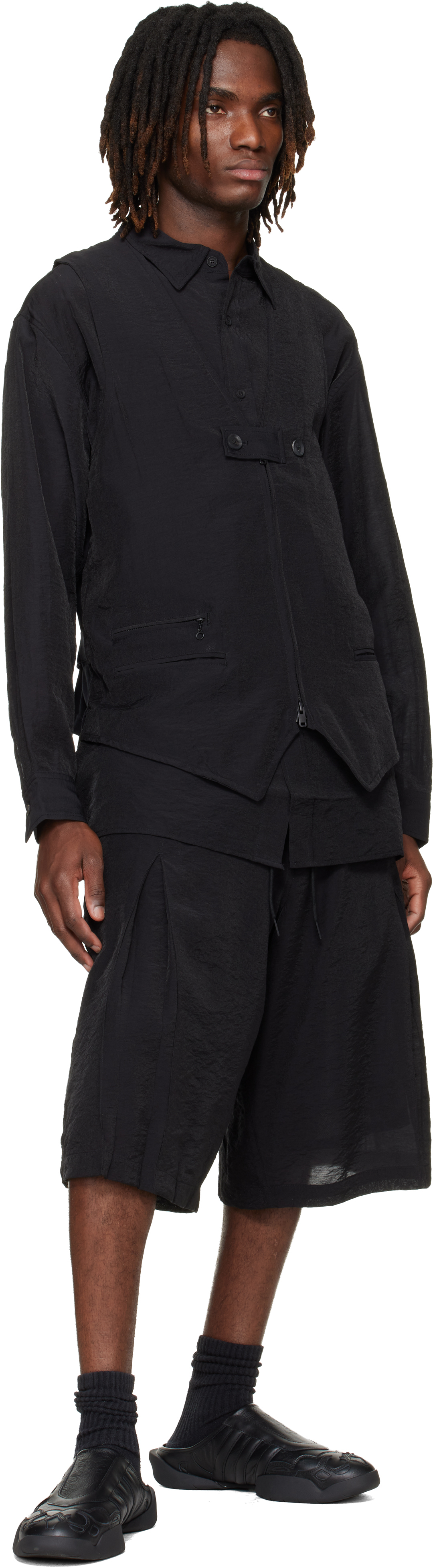 Black Tailored Vest