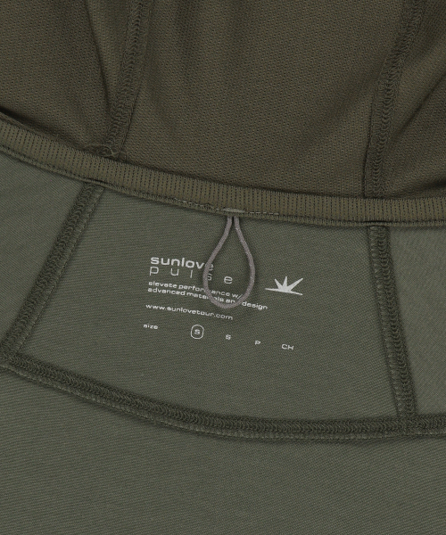 Polartec Delta FlexAir Hooded LS Tee Olive